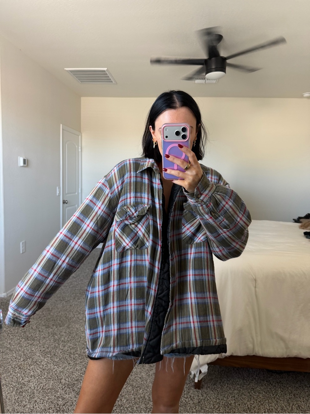 Vintage plaid jacket